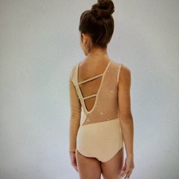 REVERENCE dance Leotard Sequined.  Very pretty. Size YM. - Picture 5 of 5